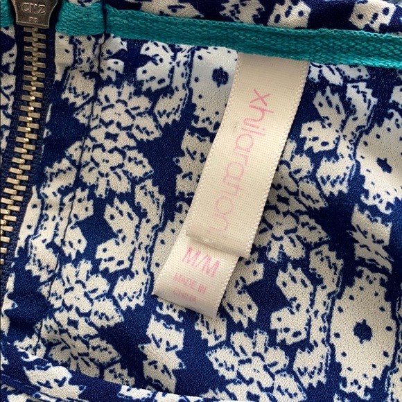 Xhilaration blue/white Boho top. Medium - Picture 7 of 8